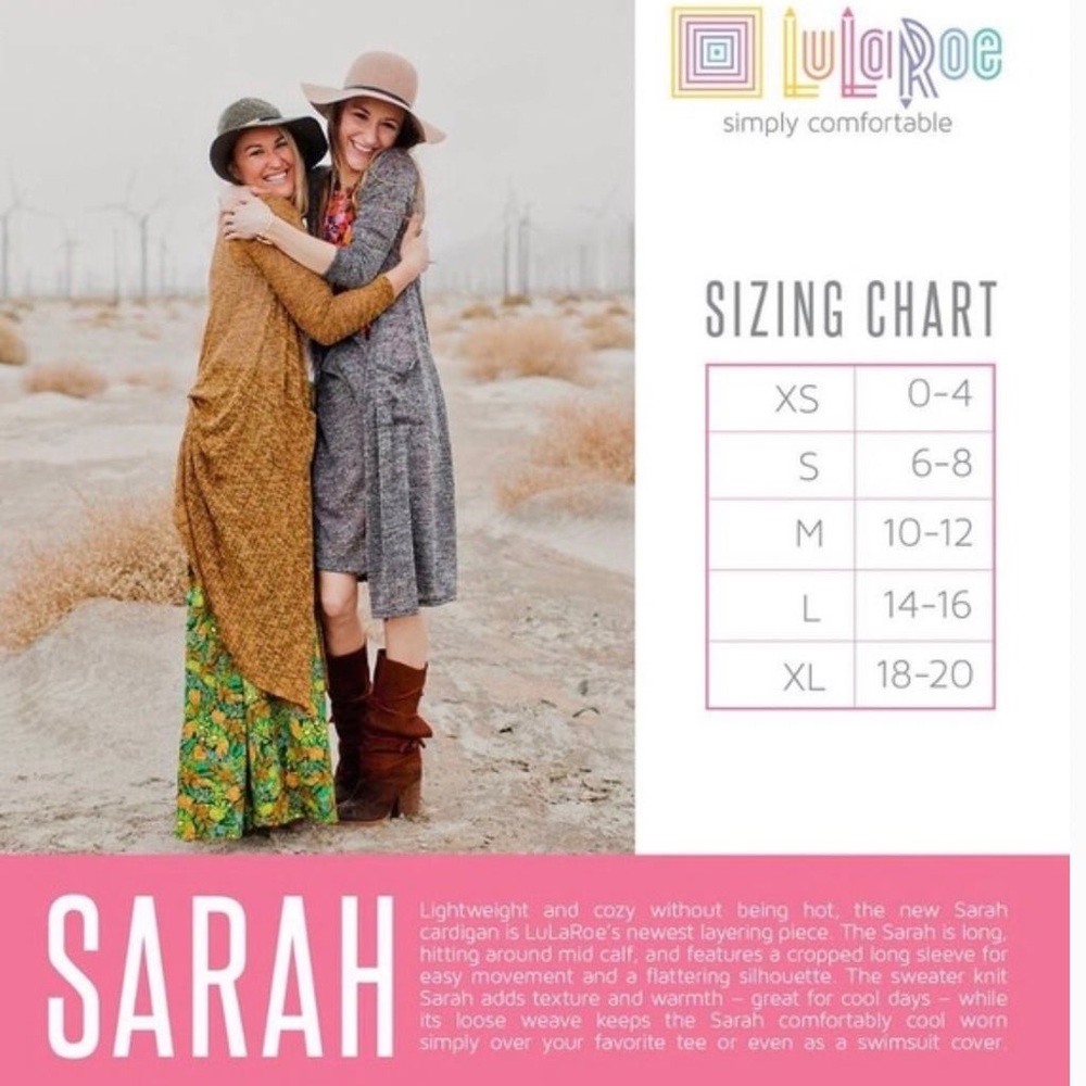 Cardigan XL EUC (xl-3xl) LulaRoe Sarah - Picture 12 of 12